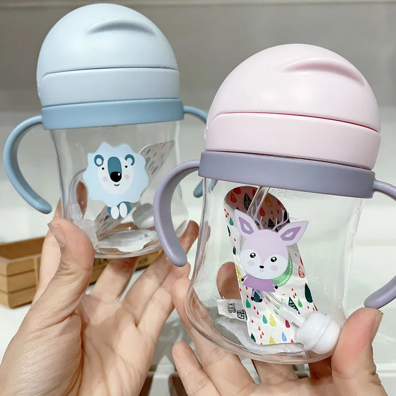250ML Cartoon Pattern Outdoor Child Drinking Bottle with Straw Baby Feeding Cup for Kids Training Portable Handle Water Bottle
250ML Cartoon Pattern Outdoor Child Drinking Bottle with Straw Baby Feeding Cup for Kids Training Portable Handle Water Bottle