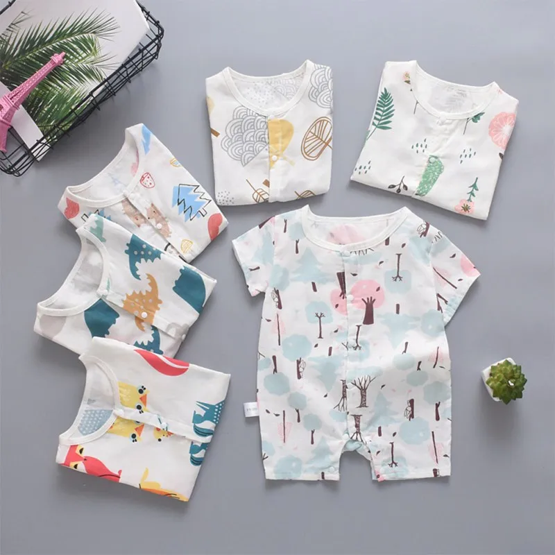 Infant Baby Summer Cotton Soft Cute Cartoon Print Rompers Kids Jumpsuit Newborn Clothes Baby Clothing
Infant Baby Summer Cotton Soft Cute Cartoon Print Rompers Kids Jumpsuit Newborn Clothes Baby Clothing