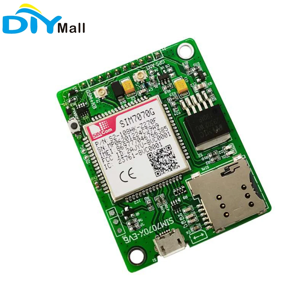 SIM7070G NB-IoT Module Breakout Expansion Board GPRS GNSS TTL UART Serial 3.3V 5V
SIM7070G NB-IoT Module Breakout Expansion Board GPRS GNSS TTL UART Serial 3.3V 5V
