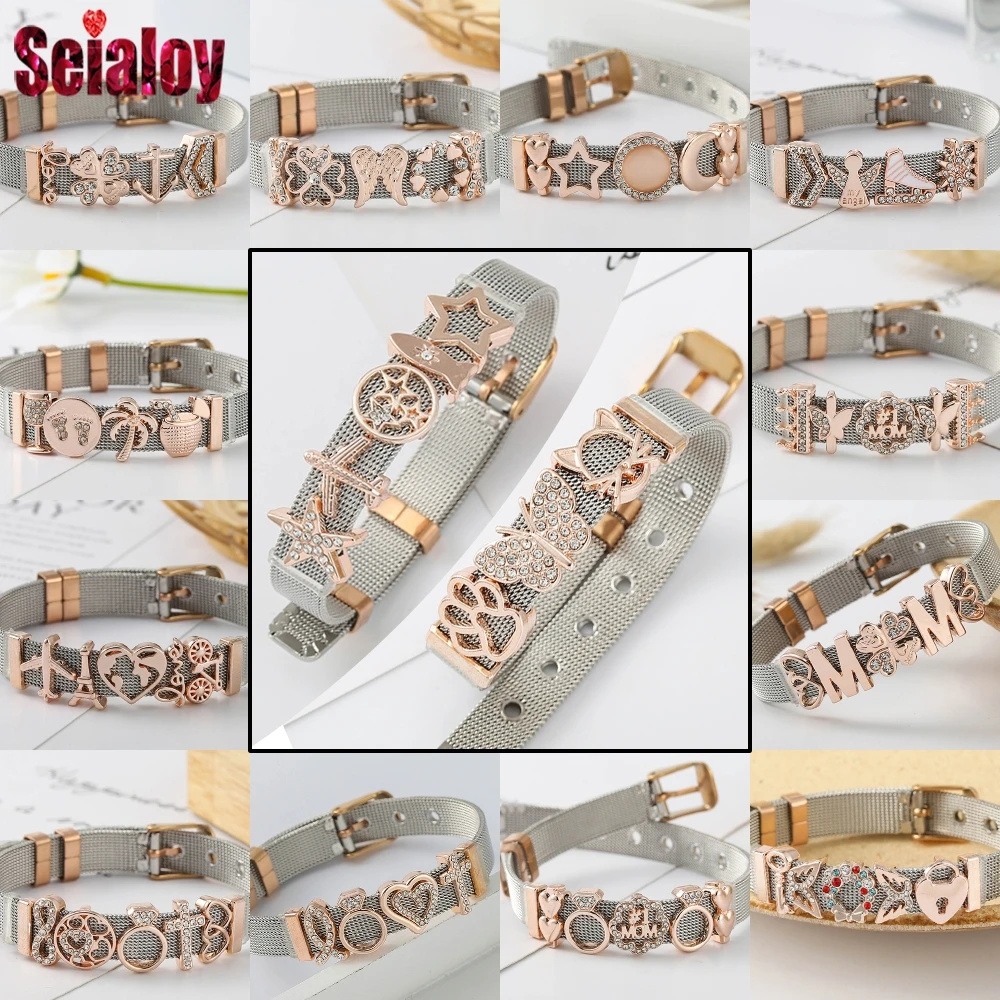 Seialoy Stars & Moon Charm Stainless Steel Mens Bracelet Aircraft Angel Wing Beads Mesh Belt Wide Watch Bracelet Women Jewelry
Seialoy Stars & Moon Charm Stainless Steel Mens Bracelet Aircraft Angel Wing Beads Mesh Belt Wide Watch Bracelet Women Jewelry