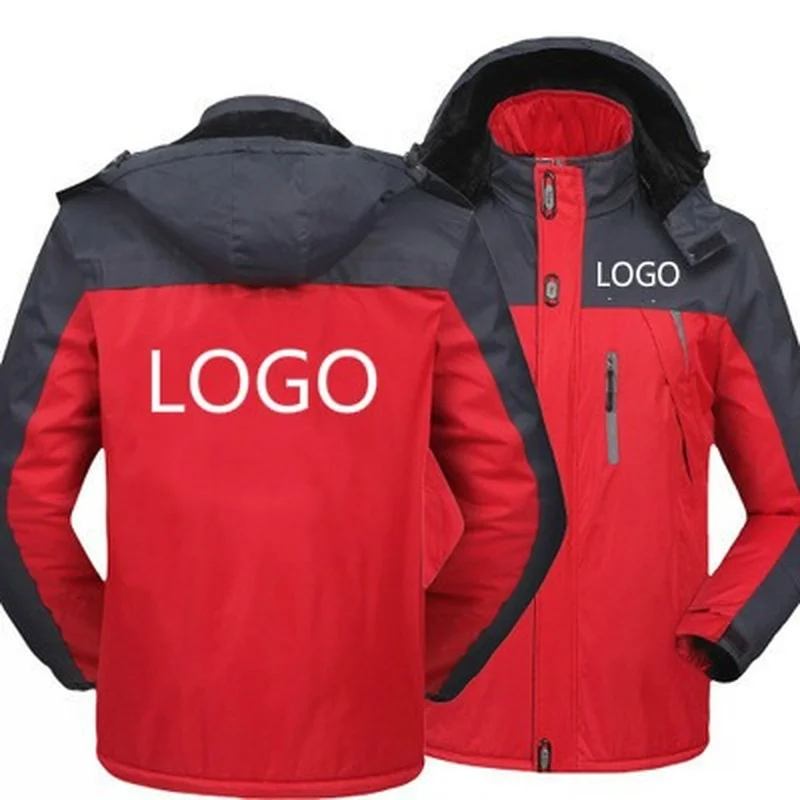 Winter Jacket Men Custom Logo Thick Velvet Warm Coat Male Windproof Hooded Outwear Casual Mountaineering Overcoat C
Winter Jacket Men Custom Logo Thick Velvet Warm Coat Male Windproof Hooded Outwear Casual Mountaineering Overcoat C