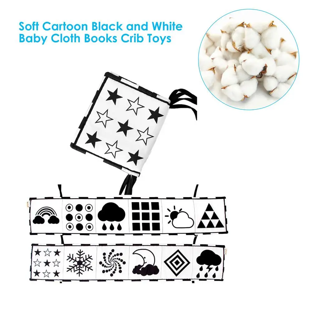 Baby Toys Crib Bumper Newbron Cloth Book Infant Rattles Knowledge Around Multi-Touch Black White Bed Bumper Baby Toys Gift
Baby Toys Crib Bumper Newbron Cloth Book Infant Rattles Knowledge Around Multi-Touch Black White Bed Bumper Baby Toys Gift