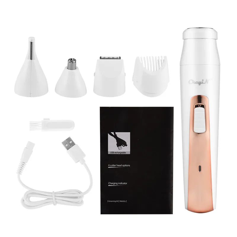 4 In 1 Electric Hair Removal For Women Epilator Nose Eyebrow Trimmer Painless Facial Hair Remover Shaving Razor Lady Shaver 46
4 In 1 Electric Hair Removal For Women Epilator Nose Eyebrow Trimmer Painless Facial Hair Remover Shaving Razor Lady Shaver 46