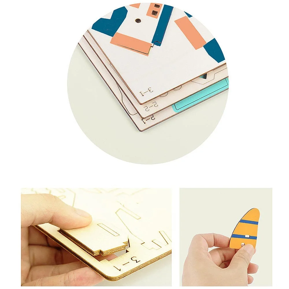 3D Wooden Puzzle Creative Toys Children Art Crafts Brain Teaser DIY Games Gift
3D Wooden Puzzle Creative Toys Children Art Crafts Brain Teaser DIY Games Gift
