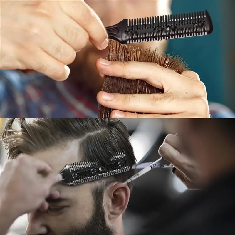 3pcs Hair Cutter Comb Double Side Haircut Scissors Plastic Hair Comb Cutter Trimmer with Stainless Steel Blade Hair Shaper Razor
3pcs Hair Cutter Comb Double Side Haircut Scissors Plastic Hair Comb Cutter Trimmer with Stainless Steel Blade Hair Shaper Razor