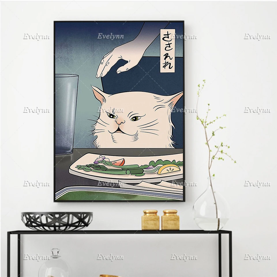 Smudge Cat Samurai Vintage Poster, Funny White Cat Art, Kitchen Decor, Home Decor Canvas Wall Art Prints Cat Lovers Gifts
Smudge Cat Samurai Vintage Poster, Funny White Cat Art, Kitchen Decor, Home Decor Canvas Wall Art Prints Cat Lovers Gifts