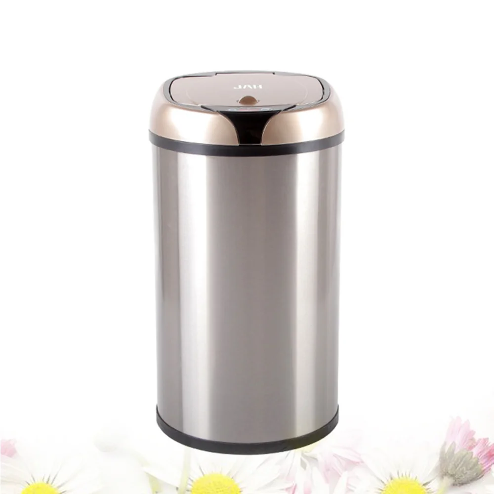 6L Inductive Type Trash Can Trash Bin Automatic Smart Sensor Kitchen Bathroom Rubbish Bin Garbage Can USB Charge Stainless Steel
6L Inductive Type Trash Can Trash Bin Automatic Smart Sensor Kitchen Bathroom Rubbish Bin Garbage Can USB Charge Stainless Steel