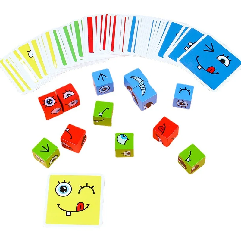Newest Arrival Cartoon Cube Face Changing Cube Building Blocks Cube Montessori Anxiety Stress Relief Toys for Children
Newest Arrival Cartoon Cube Face Changing Cube Building Blocks Cube Montessori Anxiety Stress Relief Toys for Children