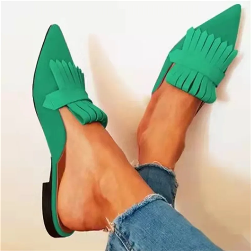 2021 European and sk American ladies fashion casual flat with tassel sandals and slippers 1371
2021 European and sk American ladies fashion casual flat with tassel sandals and slippers 1371