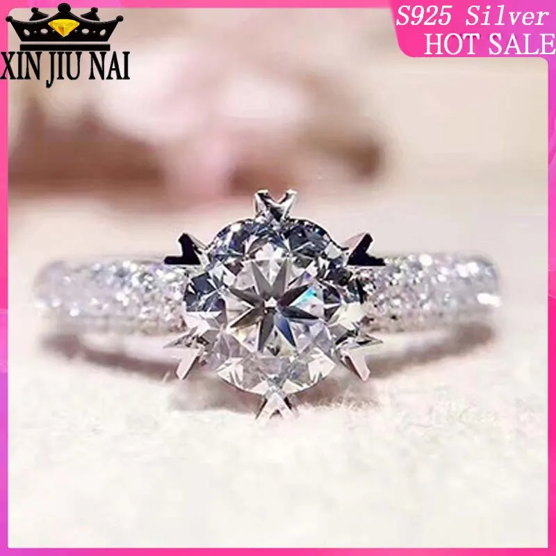 925 sterling silver personalized platinum wedding diamond ring custom made rings for women natural stone jewelry moissanite ring
925 sterling silver personalized platinum wedding diamond ring custom made rings for women natural stone jewelry moissanite ring