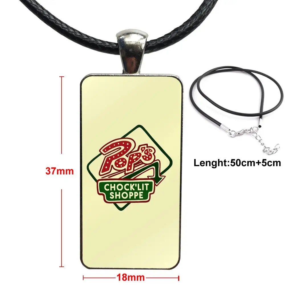 Tv Riverdale Pop's Chock'lit Shoppe For Girls Gifts Glass Cabochon Choker Pendant Rectangle Necklace Steel Color Jewelry
Tv Riverdale Pop's Chock'lit Shoppe For Girls Gifts Glass Cabochon Choker Pendant Rectangle Necklace Steel Color Jewelry