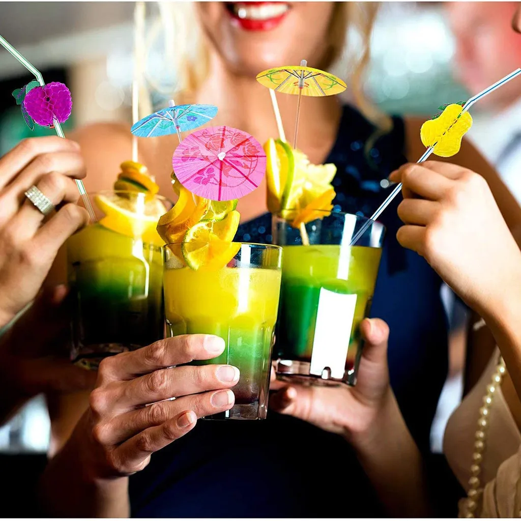 50pcs New Paper Drink Cocktail Parasols Umbrellas Luau Sticks Tropical Hawaiian Party Wedding Paper Umbrella Decoration
50pcs New Paper Drink Cocktail Parasols Umbrellas Luau Sticks Tropical Hawaiian Party Wedding Paper Umbrella Decoration