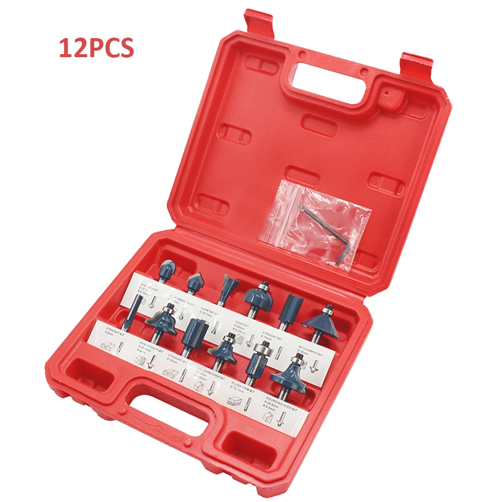 15pcs Router Bits Set Trimming Straight Milling Cutter Wood Bits Tungsten Carbide Cutting Woodworking Trimming Chipboard DIY
15pcs Router Bits Set Trimming Straight Milling Cutter Wood Bits Tungsten Carbide Cutting Woodworking Trimming Chipboard DIY