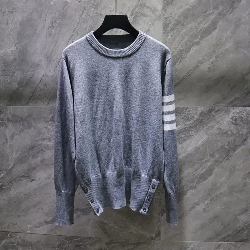 Fashion TB 2021 Thom Brand Sweaters Women Slim Fit O-Neck Pullovers Clothing Striped Wool Cotton Winter Women's Casual Coat
Fashion TB 2021 Thom Brand Sweaters Women Slim Fit O-Neck Pullovers Clothing Striped Wool Cotton Winter Women's Casual Coat