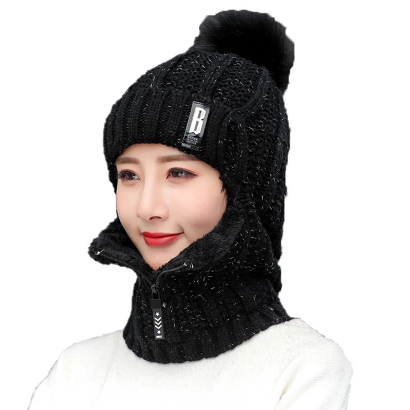 Hairball Beanie Winter Skull Cap Beanie Neck Warmer Scarf Fleece Men Hat Neck Scarf Fleece-Lined Knitting Men's Outdoor
Hairball Beanie Winter Skull Cap Beanie Neck Warmer Scarf Fleece Men Hat Neck Scarf Fleece-Lined Knitting Men's Outdoor