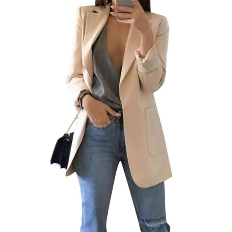 Coat Women 2021 Spring New Fashion Europe and America Casual Pink Plus Size Loose Long Professional Tops Jackets Feminina LD1546
Coat Women 2021 Spring New Fashion Europe and America Casual Pink Plus Size Loose Long Professional Tops Jackets Feminina LD1546