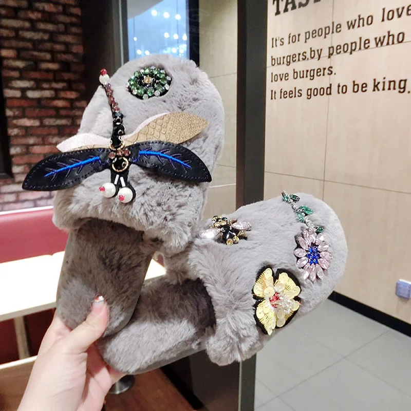 Сланцы женские с мультяшным мехом, зимние шлепанцы со стразами, теплые домашние тапочки, Нескользящие тапочки
Сланцы женские с мультяшным мехом, зимние шлепанцы со стразами, теплые домашние тапочки, Нескользящие тапочки