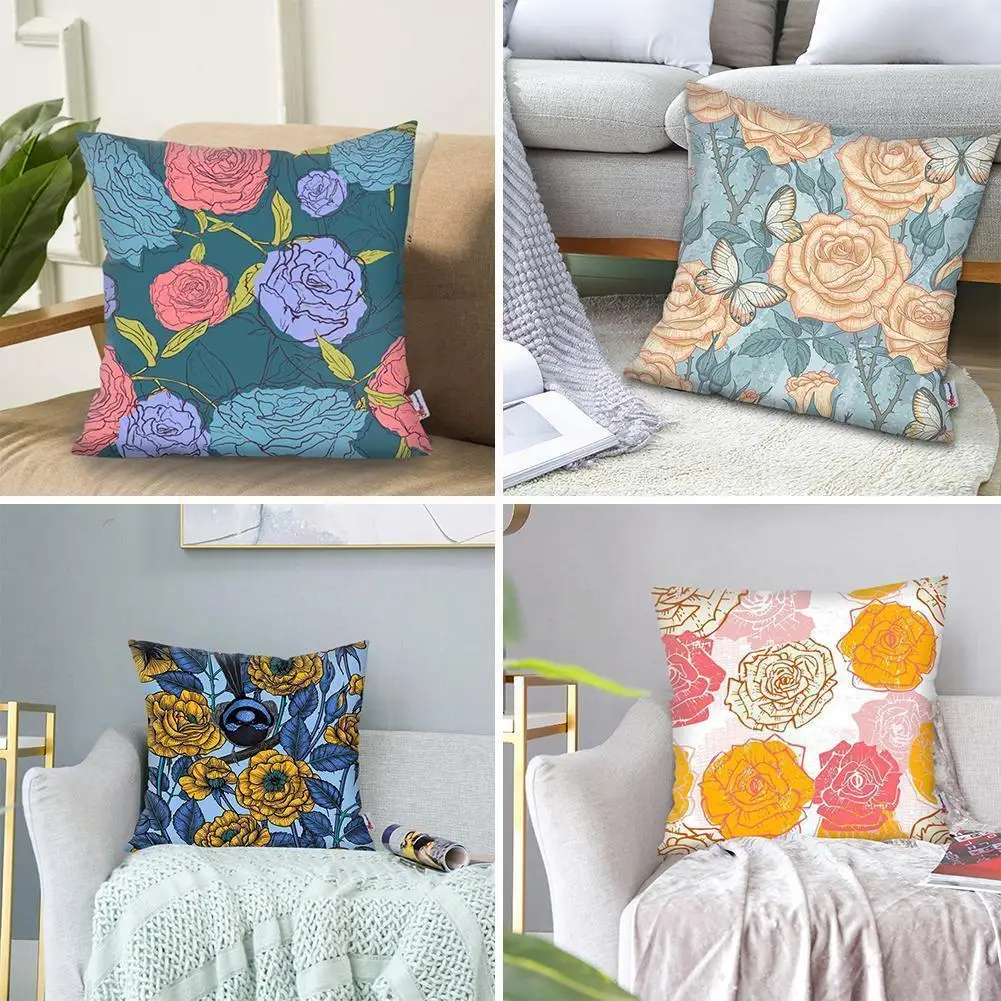 Peach Skin Decorative Flower Series 45cm * 45cm Single Velvet Household Pillow Car Peach Sided Skin E9n4
Peach Skin Decorative Flower Series 45cm * 45cm Single Velvet Household Pillow Car Peach Sided Skin E9n4