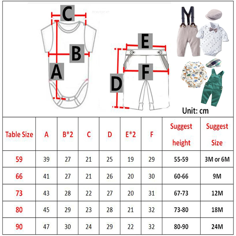Baby Suits Newborn Boy Clothes Romper + Vest + Hat Formal Clothing Outfit Party Bow Tie Children Birthday Dress New Born 0- 24 M
Baby Suits Newborn Boy Clothes Romper + Vest + Hat Formal Clothing Outfit Party Bow Tie Children Birthday Dress New Born 0- 24 M