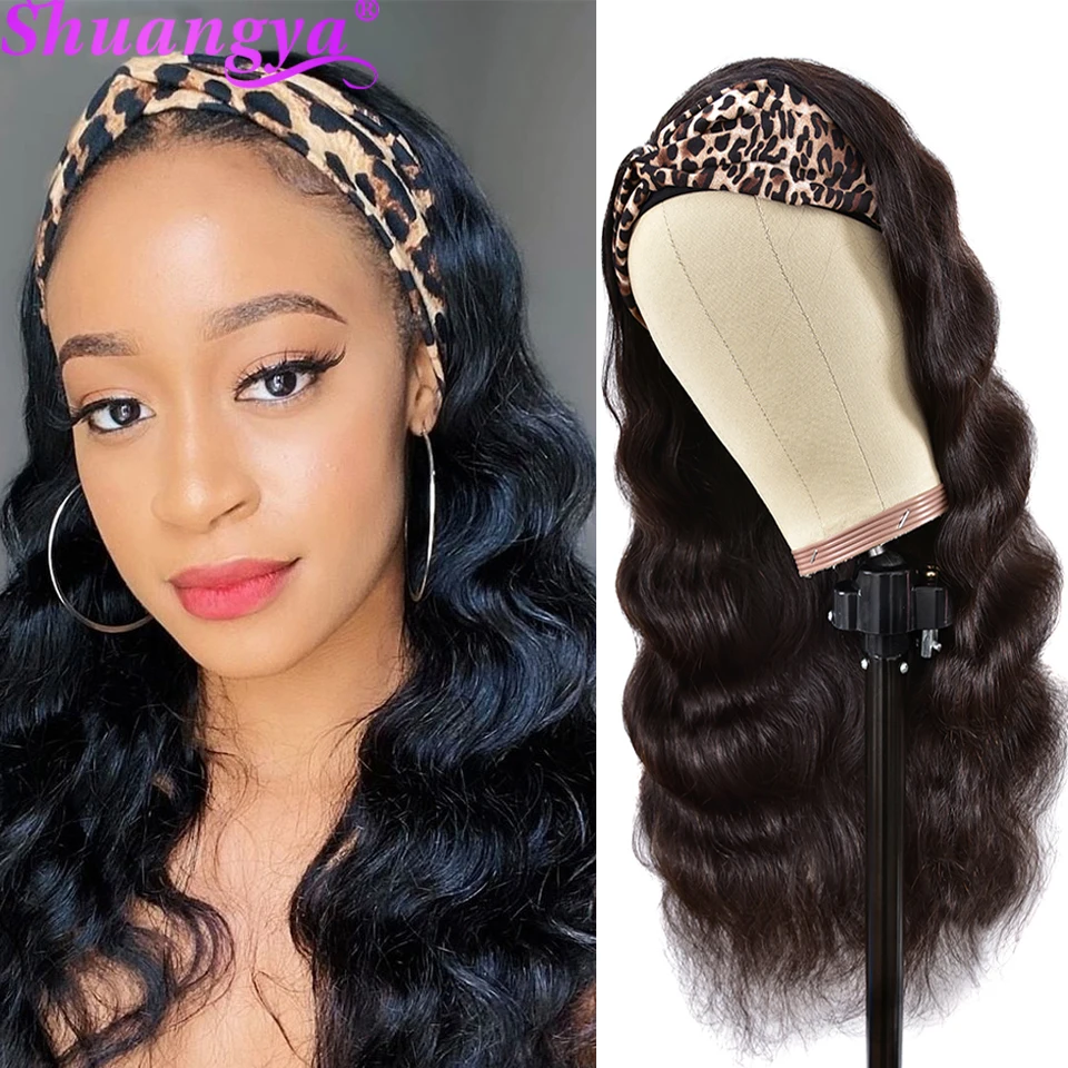 Headband Wig Human Hair Body Wave Headband Wig Indian 100% Remy Human Hair Wig Glueless High Density For Women Black 
Headband Wig Human Hair Body Wave Headband Wig Indian 100% Remy Human Hair Wig Glueless High Density For Women Black