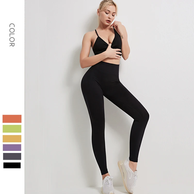 Seamless Yoga Sets Sexy Breathable Solid Bra+High Waist Leggings Workout Sportswear Gym Clothing Fitness Suits Women's 2 Piece
Seamless Yoga Sets Sexy Breathable Solid Bra+High Waist Leggings Workout Sportswear Gym Clothing Fitness Suits Women's 2 Piece