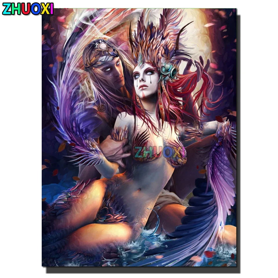 Full Square/Round Drill 5D DIY Diamond Painting Anime sexy angel couple Embroidery Cross Stitch Navidad Christmas Home Decor
Full Square/Round Drill 5D DIY Diamond Painting Anime sexy angel couple Embroidery Cross Stitch Navidad Christmas Home Decor
