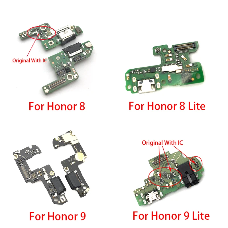 10 шт./лот док разъем Micro USB зарядный порт гибкий кабель для Huawei Honor 8 9 Lite 8X Max 5X 5C