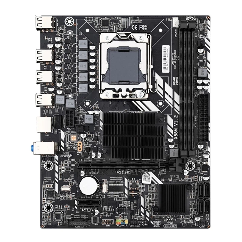 Материнская плата X58M 2,0, разъемы памяти DDR3x2, SATA2.0 NVME M.2 PCI-E 16X Gigabit, Адаптивная сетевая карта 32 ГБ, USB2.0
Материнская плата X58M 2,0, разъемы памяти DDR3x2, SATA2.0 NVME M.2 PCI-E 16X Gigabit, Адаптивная сетевая карта 32 ГБ, USB2.0