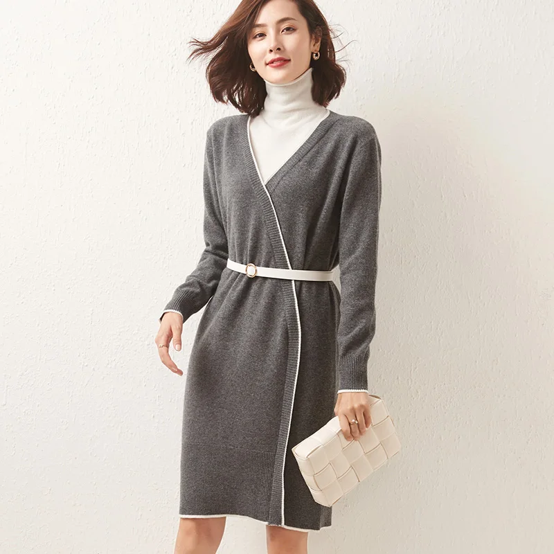 Autumn Winter Woman's Sweaters Dress Turtleneck Long Sleeve China Style Female Pullover 100% Wool Knitted Tops Clothes Jumpers
Autumn Winter Woman's Sweaters Dress Turtleneck Long Sleeve China Style Female Pullover 100% Wool Knitted Tops Clothes Jumpers