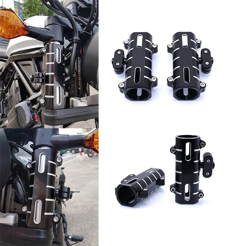 Front Fork Shock Absorber Dust Cover Dust Proof Sleeve Protector for HONDA REBEL 250 REBEL 300 REBEL 500 2017-2020
Front Fork Shock Absorber Dust Cover Dust Proof Sleeve Protector for HONDA REBEL 250 REBEL 300 REBEL 500 2017-2020