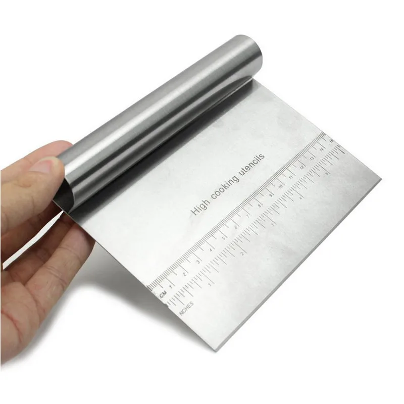 Stainless Steel Cake Scraper Pastry Cutters Baking Cake Cooking Dough Scraper Fondant Spatulas Edge DIY Baking Decorating Tools
Stainless Steel Cake Scraper Pastry Cutters Baking Cake Cooking Dough Scraper Fondant Spatulas Edge DIY Baking Decorating Tools