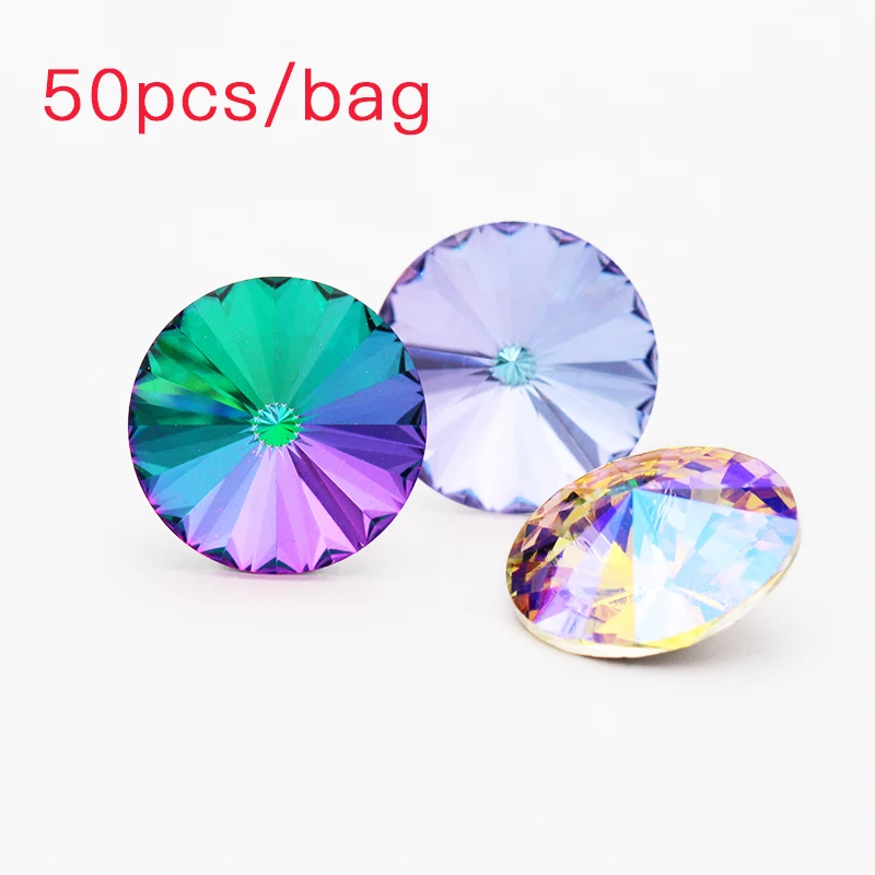 50pcs/bag Vitrial Color Strass Crystal K9 Glass Rhinestones Pointback stones for Diy Craft Christmas Clothing Garment Decoration
50pcs/bag Vitrial Color Strass Crystal K9 Glass Rhinestones Pointback stones for Diy Craft Christmas Clothing Garment Decoration