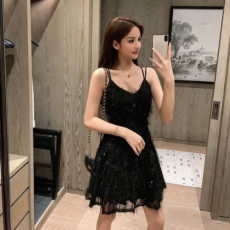2020 New Summer Women Mini Japanese Fashion Waist Slimming Printing Elegant Fringed Korean Sexy Suspender Dress
2020 New Summer Women Mini Japanese Fashion Waist Slimming Printing Elegant Fringed Korean Sexy Suspender Dress