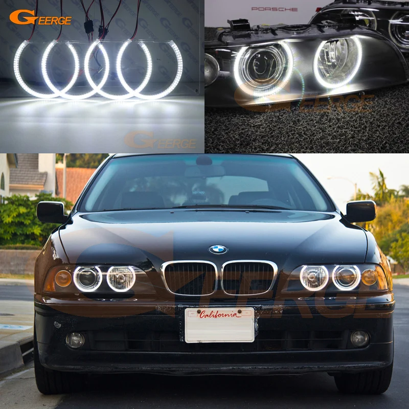 Для BMW E39 540i 530i 528i 525i 523i M5 2000 2004 facelift ультра яркий SMD СВЕТОДИОДНЫЙ ангельские глазки