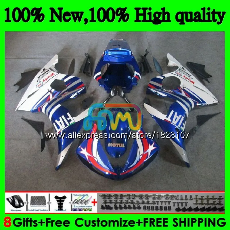 Корпус для YAMAHA YZF600 YZF R6 600CC YZFR6 03 04 05 51BS.13 YZF 600 R 6, синий, белый 03-05, коридор 2003 2004 2005 обтекатель
Корпус для YAMAHA YZF600 YZF R6 600CC YZFR6 03 04 05 51BS.13 YZF 600 R 6, синий, белый 03-05, коридор 2003 2004 2005 обтекатель