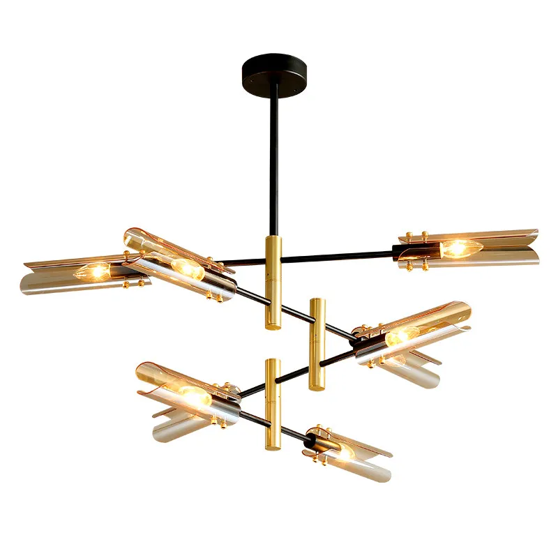 Postmodern luxury chandelier lighting nordic wrought iron glass E14 creative living dining room kitchen bedroom hanging light
Postmodern luxury chandelier lighting nordic wrought iron glass E14 creative living dining room kitchen bedroom hanging light