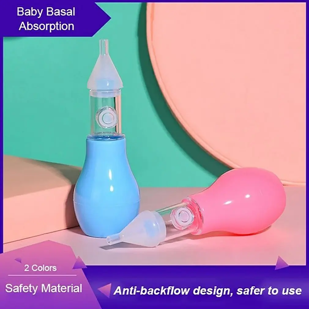 Infant Silicone Nasal Aspirator Pump Type Neonatal Cold Nasal Mucus Cleaner Antibackflow Safe And Non-toxic Nasal Aspirator
Infant Silicone Nasal Aspirator Pump Type Neonatal Cold Nasal Mucus Cleaner Antibackflow Safe And Non-toxic Nasal Aspirator
