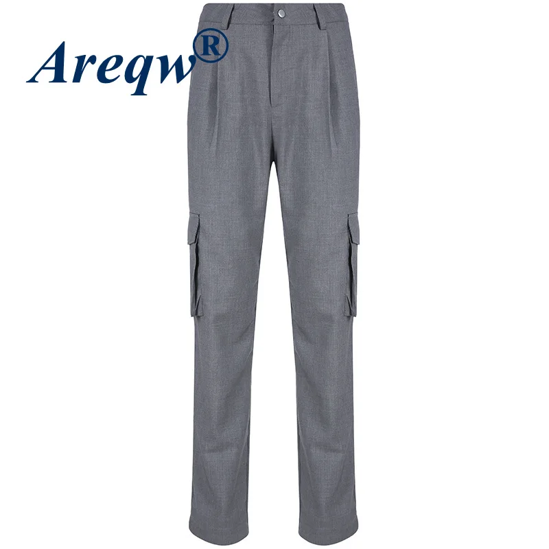 Suit Pants Women 2021 Spring New Women's Pants Street Fashion Tooling Pocket Straight Leg Pants Women High Waist Casual Trousers
Suit Pants Women 2021 Spring New Women's Pants Street Fashion Tooling Pocket Straight Leg Pants Women High Waist Casual Trousers