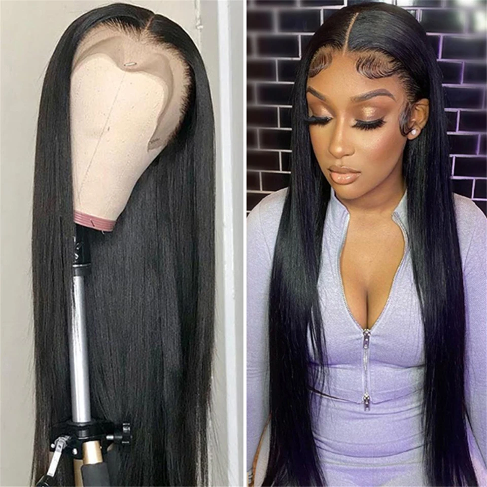 Pre Plucked Silky Straight Lace Front Human Hair Wigs 13x4 Lace Front Wig Brazilian Non-remy 4x4 Lace Closure Wig For Women 180%
Pre Plucked Silky Straight Lace Front Human Hair Wigs 13x4 Lace Front Wig Brazilian Non-remy 4x4 Lace Closure Wig For Women 180%