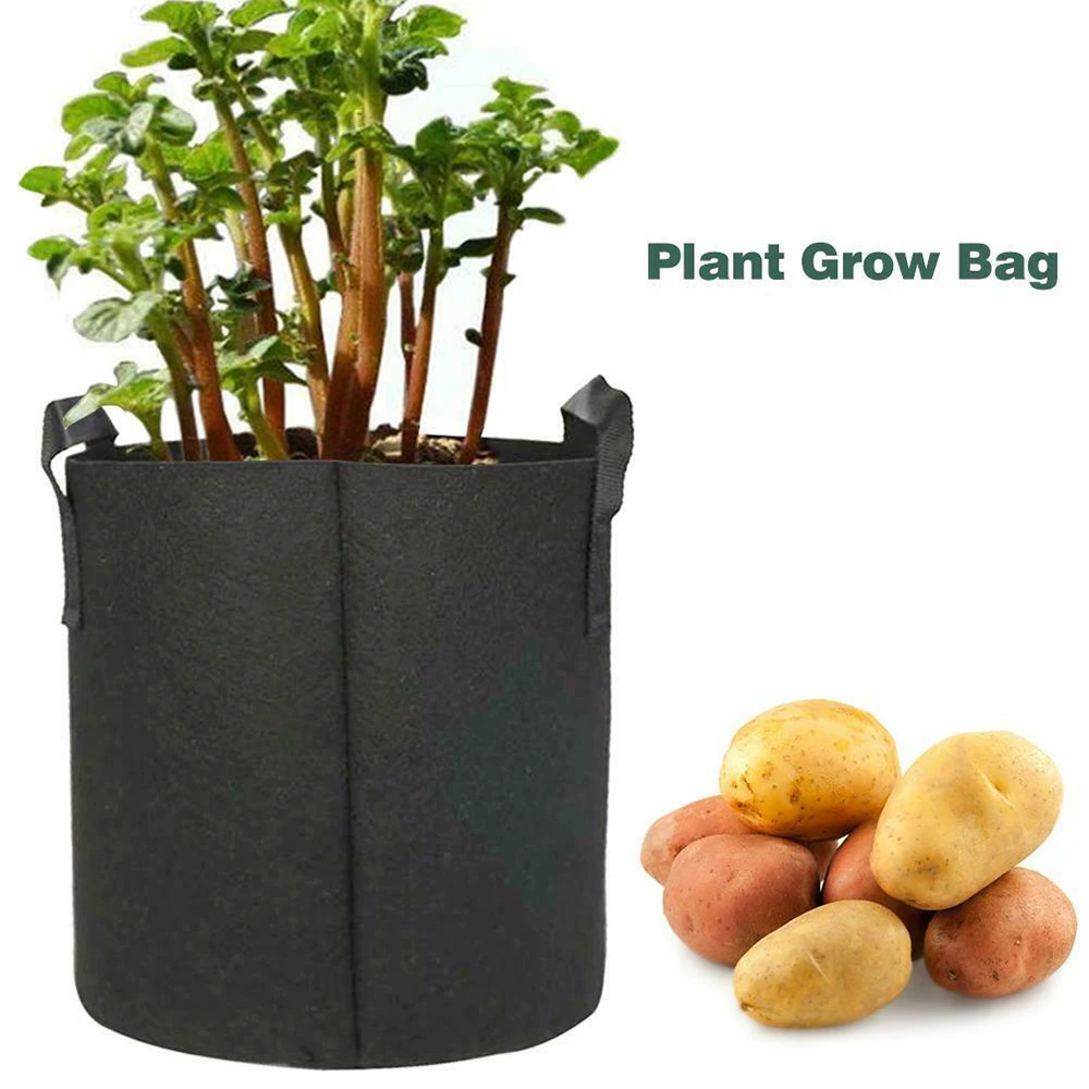 4PCS Garden Nursery Bags Non Woven Fabrics Pots Breathable Fabric Flower Seedling Pots with Handle Garden Supplies
4PCS Garden Nursery Bags Non Woven Fabrics Pots Breathable Fabric Flower Seedling Pots with Handle Garden Supplies