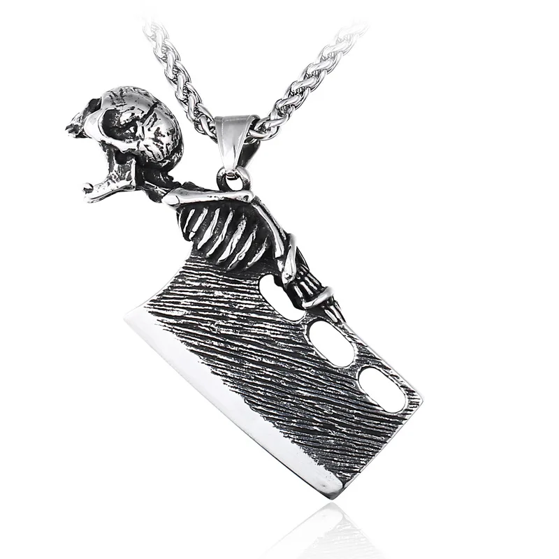 Skull Kitchen Knife Beer Pry Stainless Steel Pendant Punk Rock Decoration NO19
Skull Kitchen Knife Beer Pry Stainless Steel Pendant Punk Rock Decoration NO19