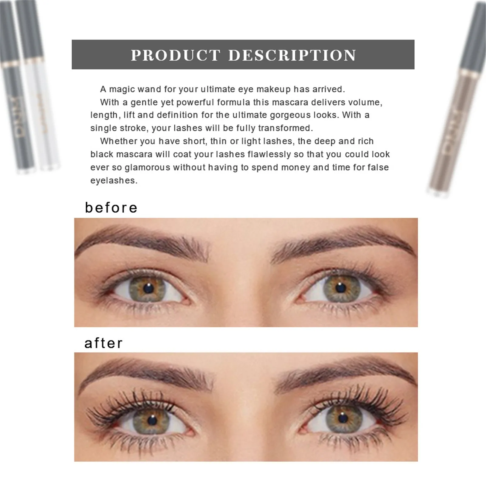 HAICAR Mascara 6PCS 5d voluminous fiber mascara Hard Box Smooth Durable Waterproof lengthening mascara Color fiber mascara 2021
HAICAR Mascara 6PCS 5d voluminous fiber mascara Hard Box Smooth Durable Waterproof lengthening mascara Color fiber mascara 2021
