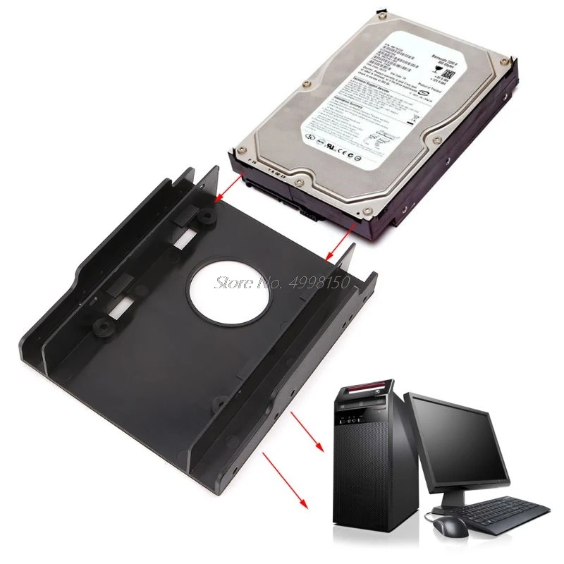 Адаптер жесткого диска 2 5 "до 3 5" HDD SSD конвертер Монтажный кронштейн
