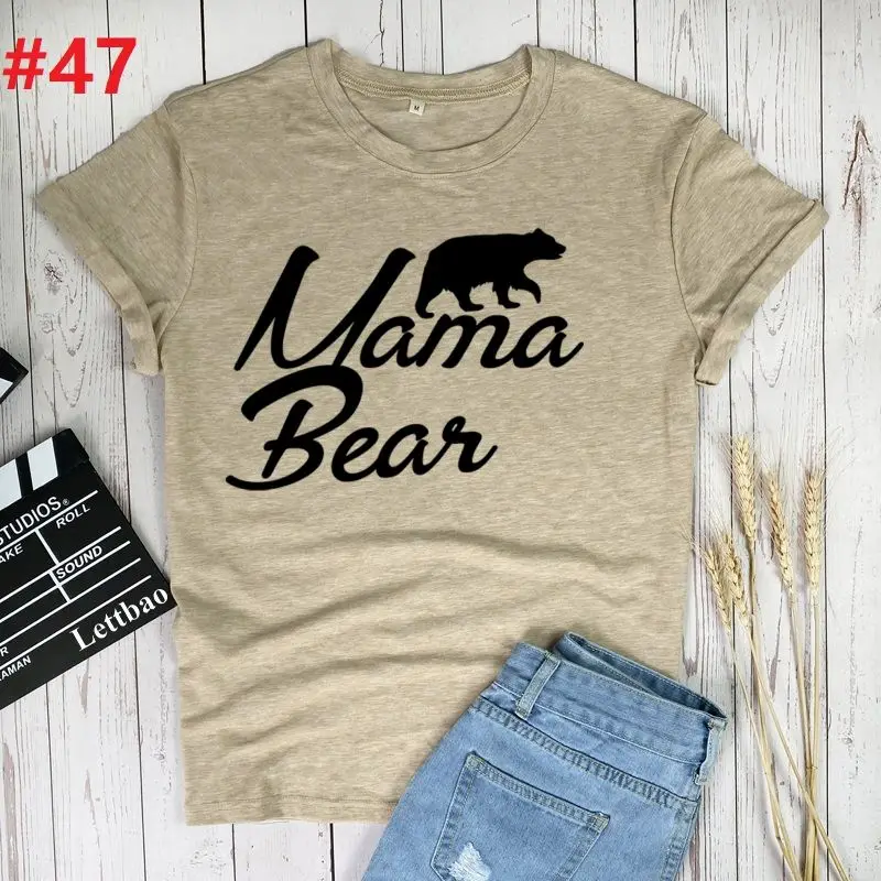 Mama Bear T-shirts Top for Women Cartoon 90s Casual Print Lady Womens Graphic T Shirt Ladies Female Tee T-Shirt 
Mama Bear T-shirts Top for Women Cartoon 90s Casual Print Lady Womens Graphic T Shirt Ladies Female Tee T-Shirt