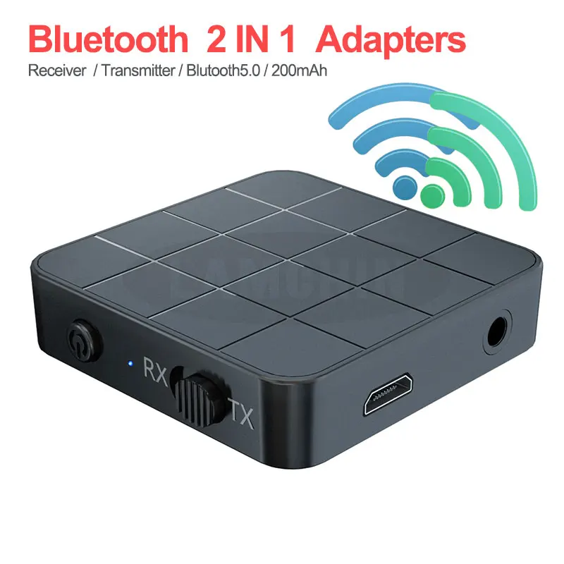 Беспроводной Bluetooth-адаптер 2 в 1 аудиоприемник передатчик RCA 3 5 мм AUX разъем стерео