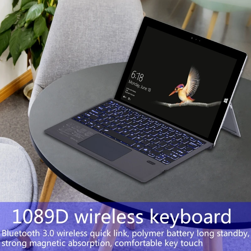 Ультратонкая Беспроводная мини-клавиатура Bluetooth 3,0 для Microsoft Surface Pro 3/4/5/6/7, планшетный ПК с подсветкой
Ультратонкая Беспроводная мини-клавиатура Bluetooth 3,0 для Microsoft Surface Pro 3/4/5/6/7, планшетный ПК с подсветкой