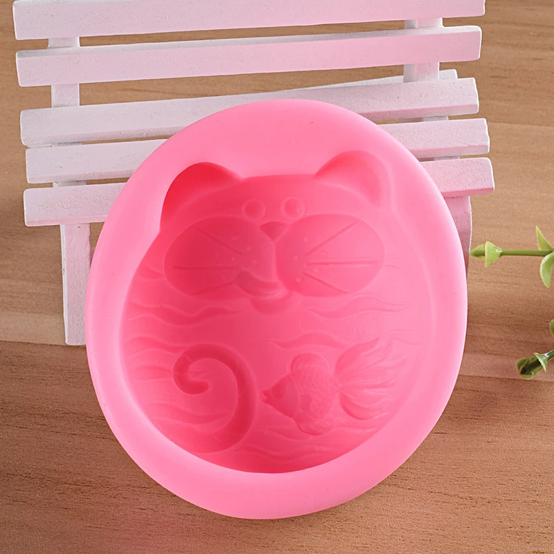 Non-Stick Silicone Mold 3D Silicone Soap mold DIY New Cat Fish Craft Art Silicone Soap mold Craft Mold DIY Handmade Candle mold
Non-Stick Silicone Mold 3D Silicone Soap mold DIY New Cat Fish Craft Art Silicone Soap mold Craft Mold DIY Handmade Candle mold