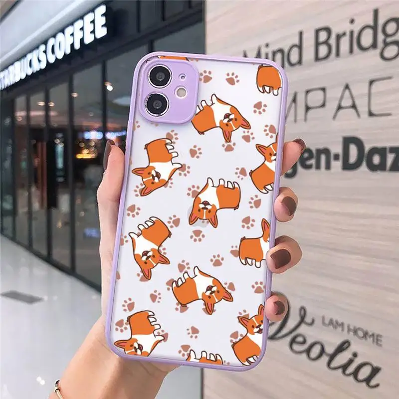 Corgi kawaii cartoon animal Phone Case matte transparent For iphone 7 8 11 12 plus mini x xs xr pro max cover
Corgi kawaii cartoon animal Phone Case matte transparent For iphone 7 8 11 12 plus mini x xs xr pro max cover