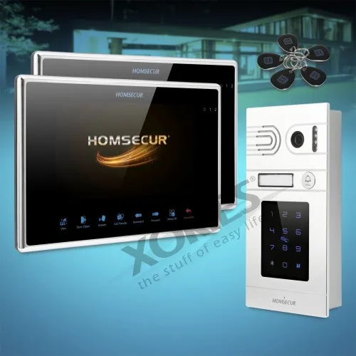HOMSECUR 7 "Видеодомофон Внутренний Монитор Аудио Домофон для дома безопасности: