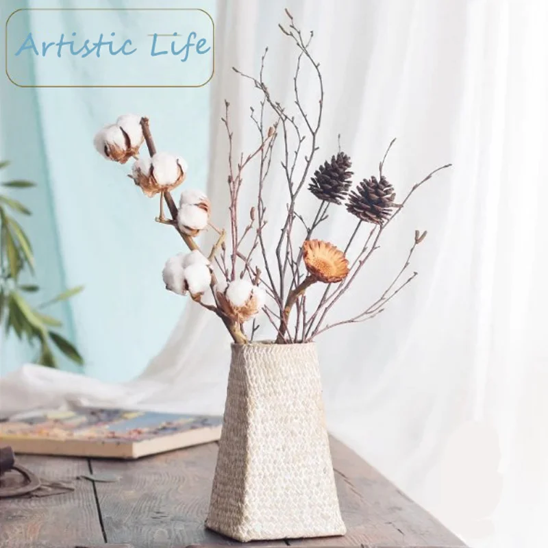 Nordic Imitation Flowers Natural Dry Cotton Stem FarmhouseMan Fake Flowers DIYFamily Wedding Home Decor
Nordic Imitation Flowers Natural Dry Cotton Stem FarmhouseMan Fake Flowers DIYFamily Wedding Home Decor
